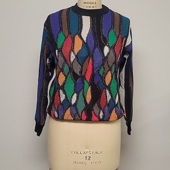Vintage St Croix 90s Style Sweater, Le Femme, Size S - Picture 1 of 7